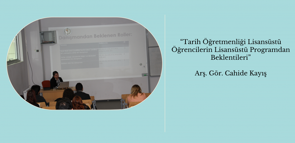 Tarih Öğretmenliği Lisansüstü Programları Çalıştayı- 10 Mart 2024
